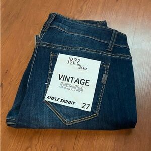 NWT Stitch Fix 1822 Denim Dark Blue Skinny Jeans